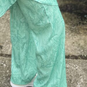 Pantalon Asia - Vert d’eau